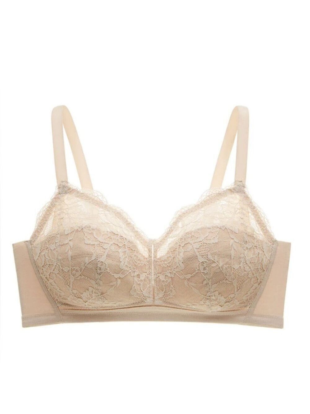 Understance Hugger Wireless Full Coverage Soft Cup Bra champagne 42DDD
